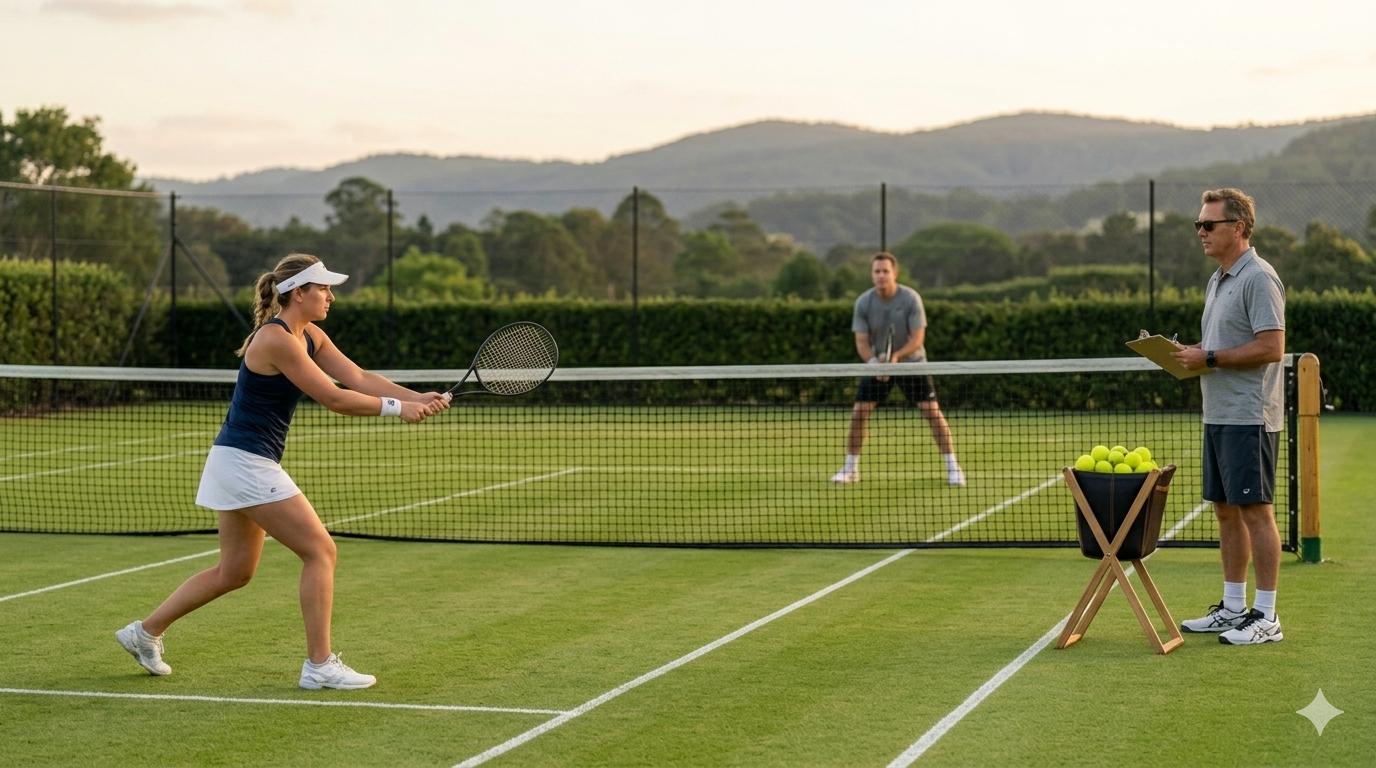 Semi-private tennis lessons, Eastern Suburbs Sydney